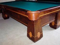 Brunswick Medalist  9' x 4 1/2' pool table at The Empire Room